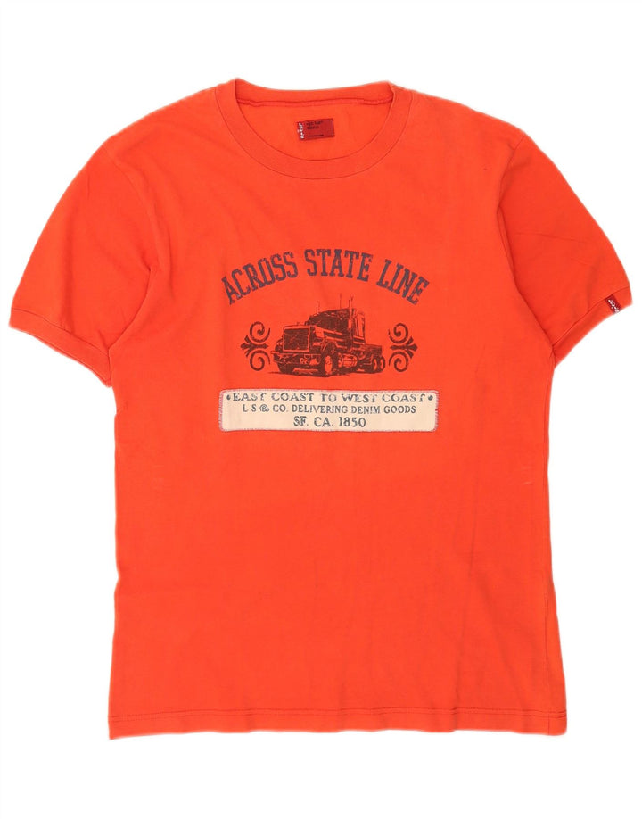 Levi's Tee-Shirt Graphique Homme Petit Orange