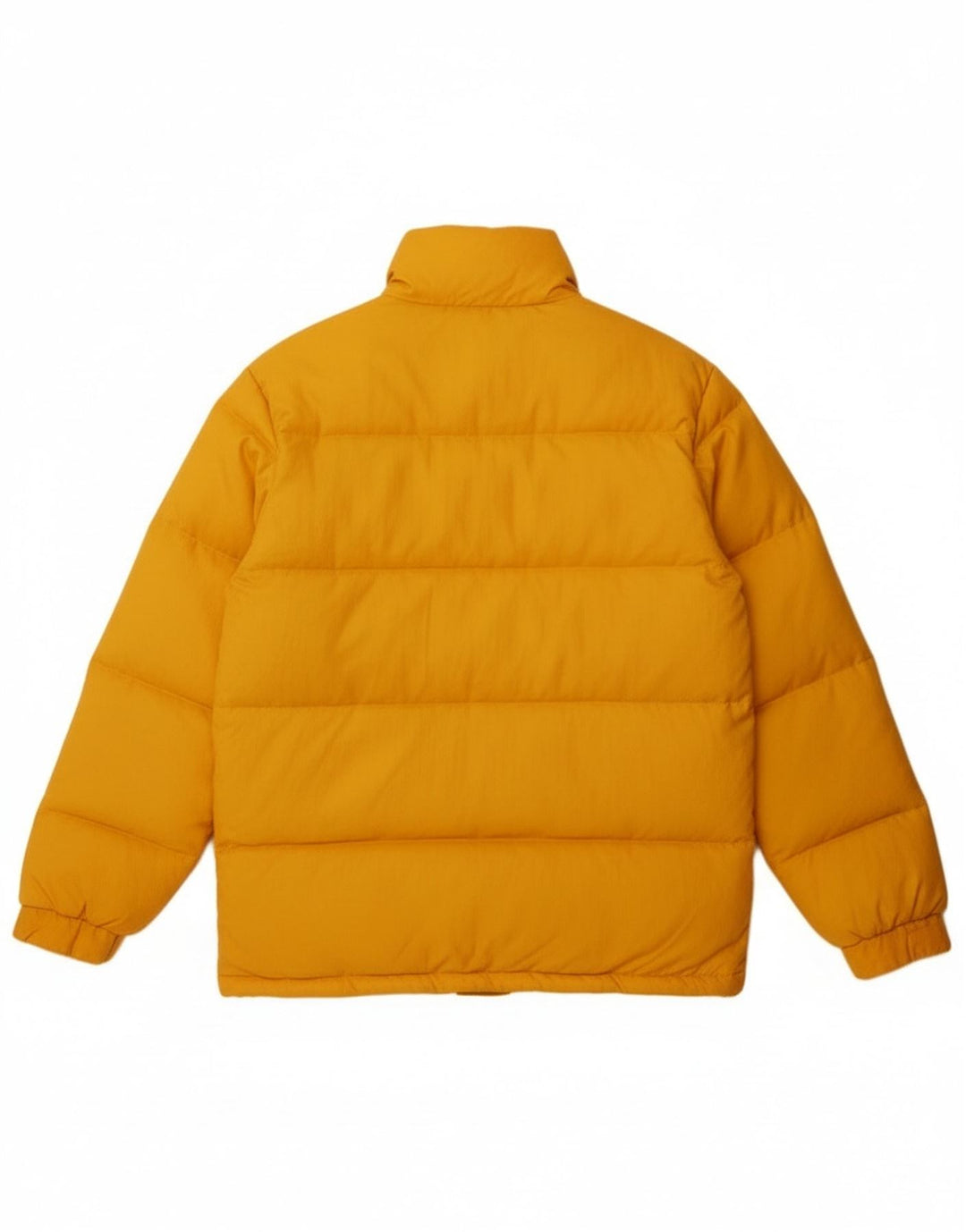 veste rembourrée homme vintage UK 40 Grand Polyester Jaune