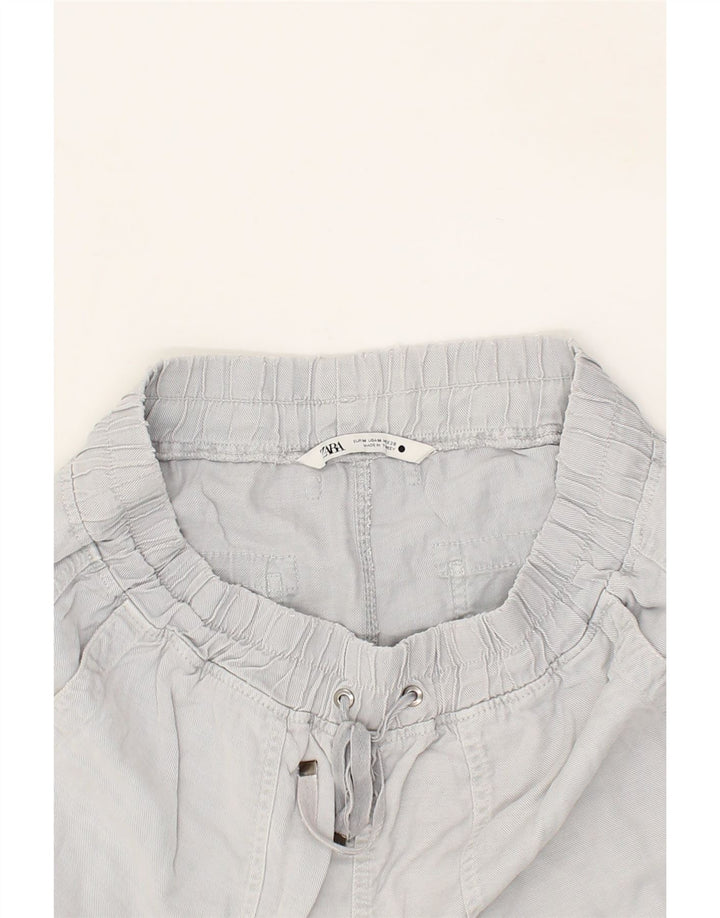 ZARA Womens Joggers Casual Trousers Medium W30 L24 Grey Vintage Zara and Second-Hand Zara from Messina Hembry 