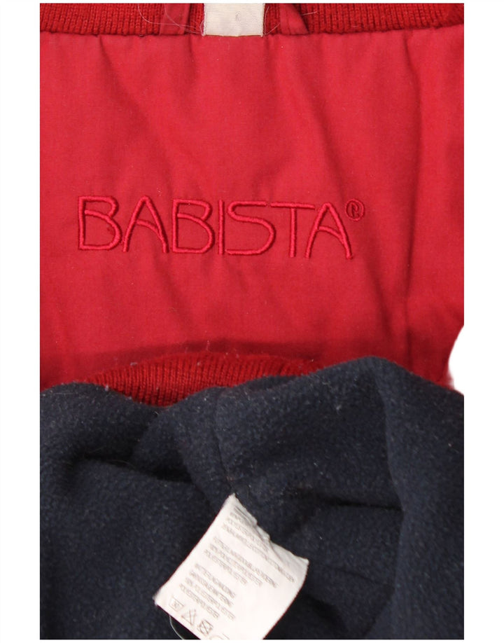 Babista Mens Bomber Jacket UK 40 Large Rouge Polyester