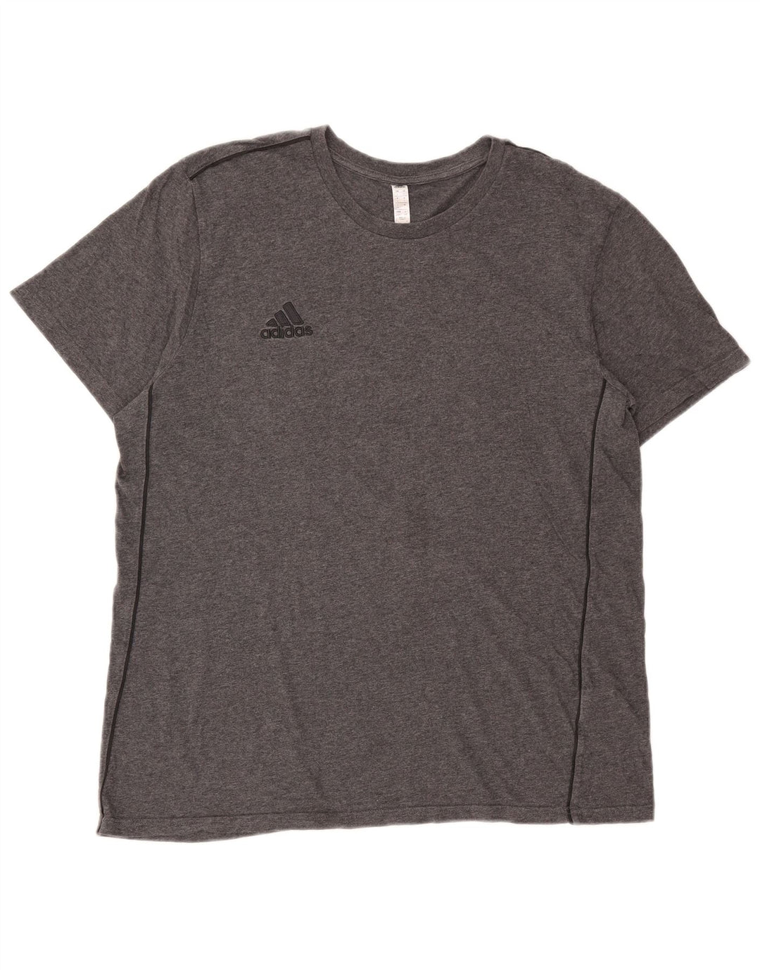 Adidas T-Shirt Homme Haut Large Gris Coton