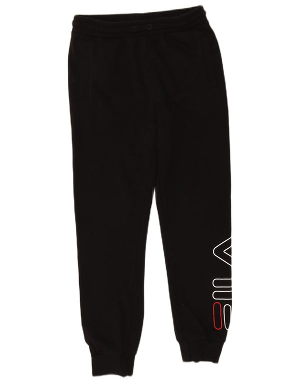 FILA Pantalon de survêtement graphique garçon 11-12 ans noir