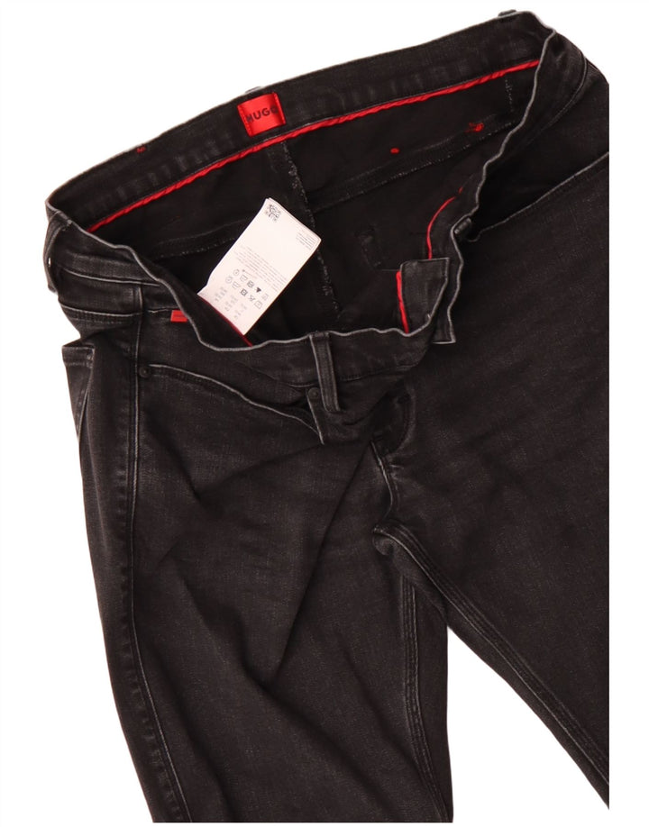 HUGO BOSS Jean Slim W34 L32 Homme Noir Coton