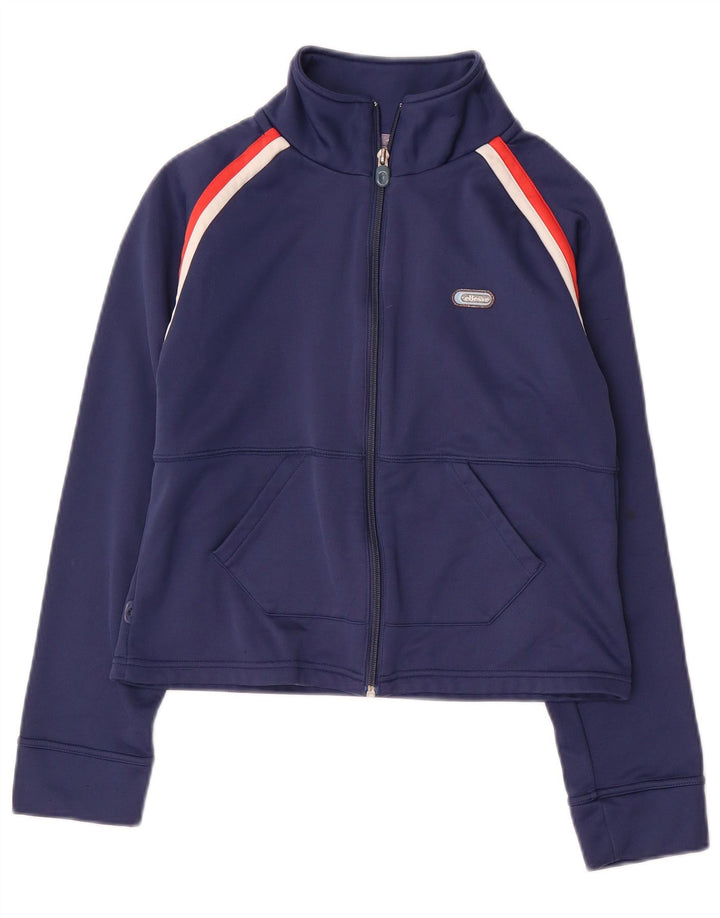 ELLESSE Veste de Survêtement Fille 11-12 ans Bleu Marine Polyester
