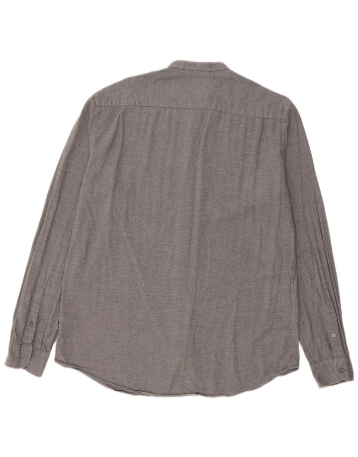 Massimo Dutti Chemise Homme Grand Gris Chevrons