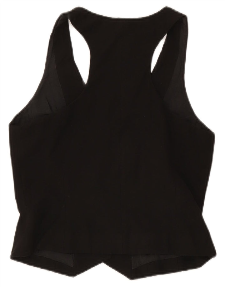Oasis Gilet Femme UK 10 Petit Noir Polyester