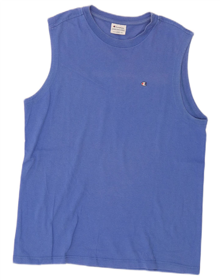 Champion Débardeur Homme Bleu Moyen Coton