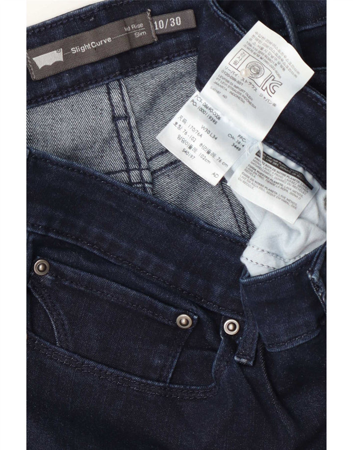 Levi's Jean Slim Slight Curve Taille Mi-haute Femme W30 L34 Bleu Marine