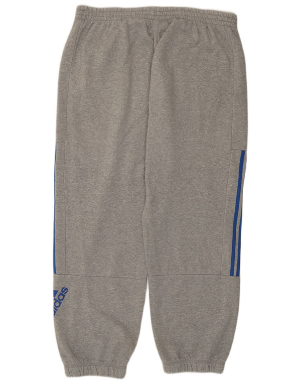 Adidas Pantalon de survêtement graphique pour homme Joggers 2XL Gris Coton
