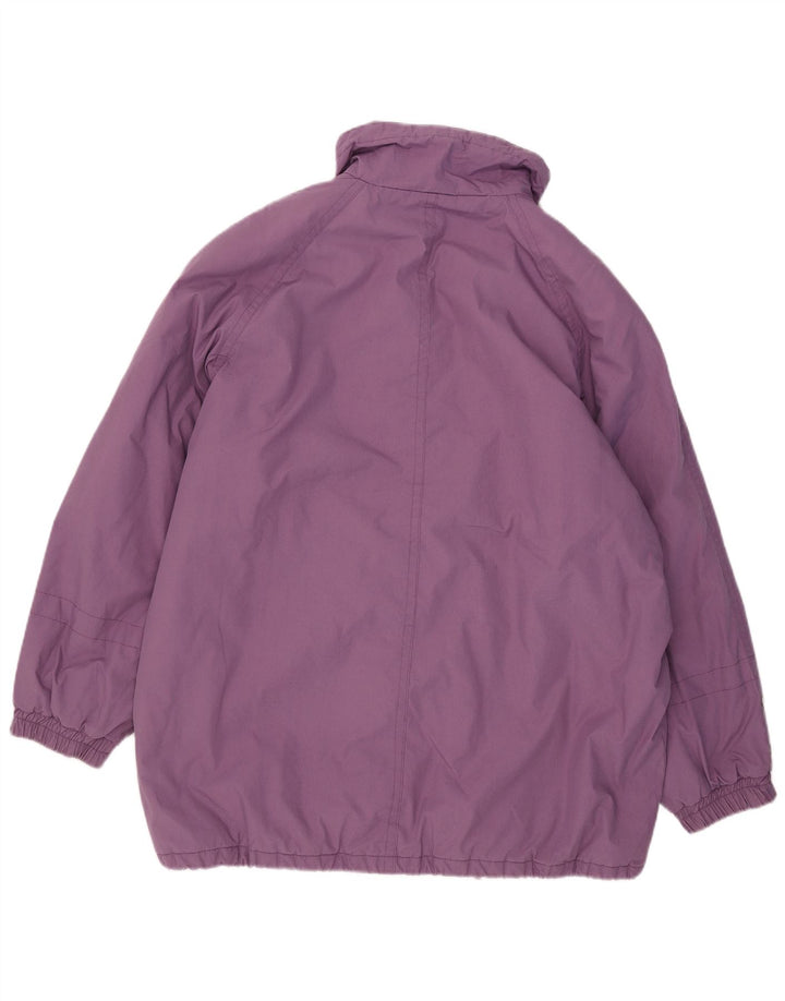 Etirel Manteau coupe-vent surdimensionné pour femme IT 44 Violet moyen Polyester
