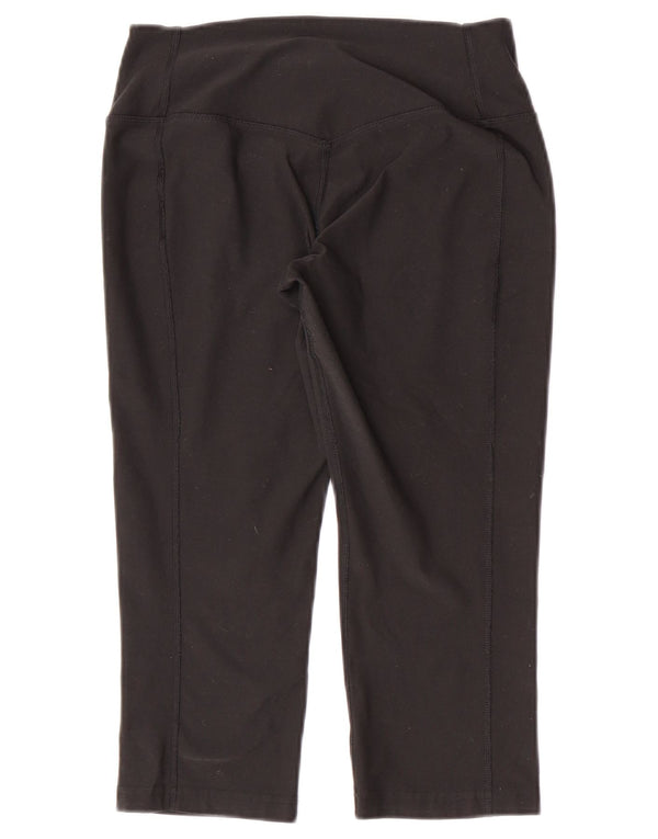 Pantalon de survêtement Nike Dri Fit Capri pour femme UK 8 Small Noir Polyester