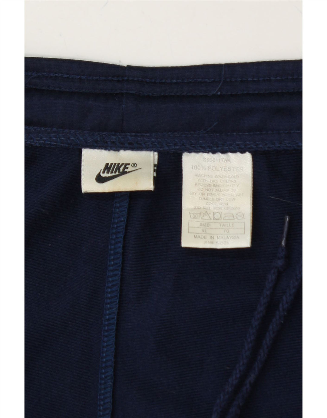 NIKE Mens Tracksuit Trousers XL  Navy Blue Polyester Vintage Nike and Second-Hand Nike from Messina Hembry 