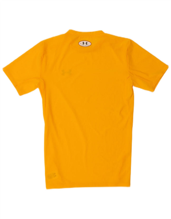Under Armour Heat Gear T-Shirt Haut Homme Jaune Polyester