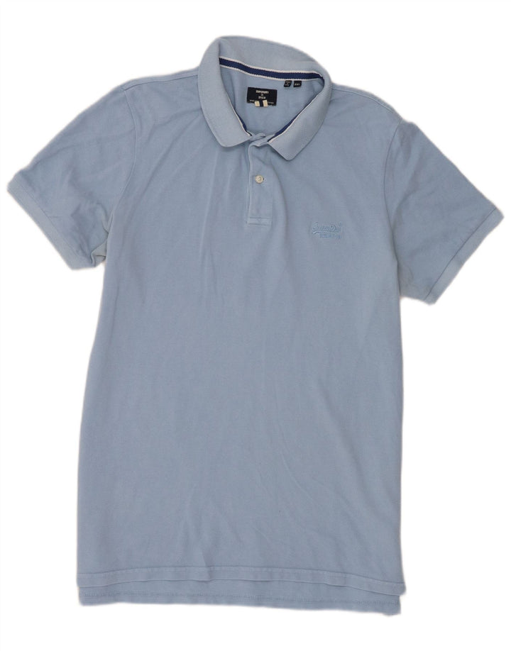 Superdry Polo Homme 2XL Bleu Coton