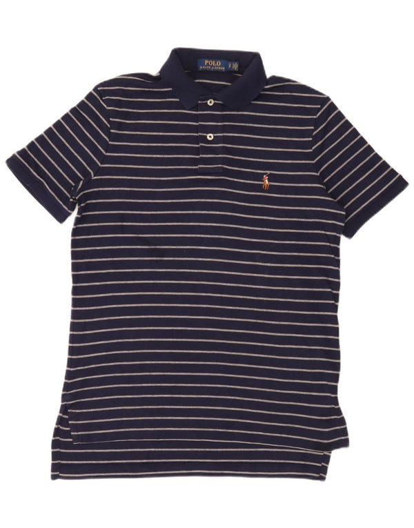 Polo Ralph Lauren Chemise Homme Small Bleu Marine Rayé Coton