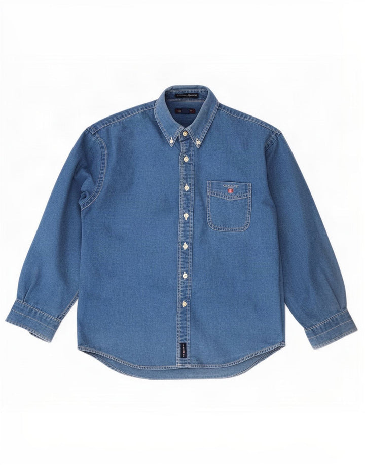 Gant Chemise Garçon 11-12 ans XL Bleu Coton