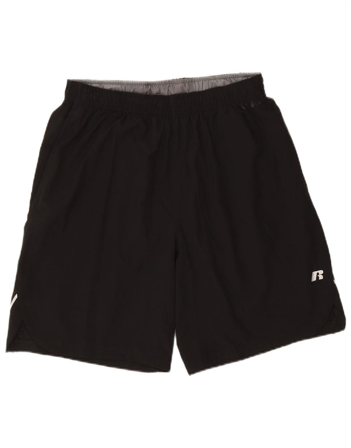 Russell Athletic Short de sport pour homme Noir moyen