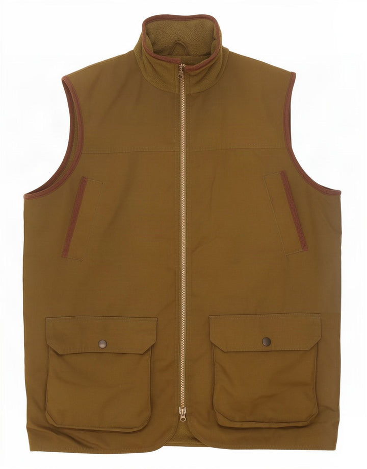 Bonart Gilet utilitaire pour homme UK 40 Large Kaki Polyester