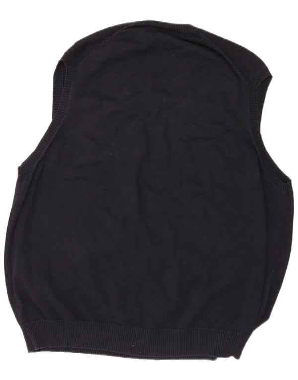 Marks & Spencer Débardeur Blue Harbor Vest pour homme 2XL en coton bleu marine