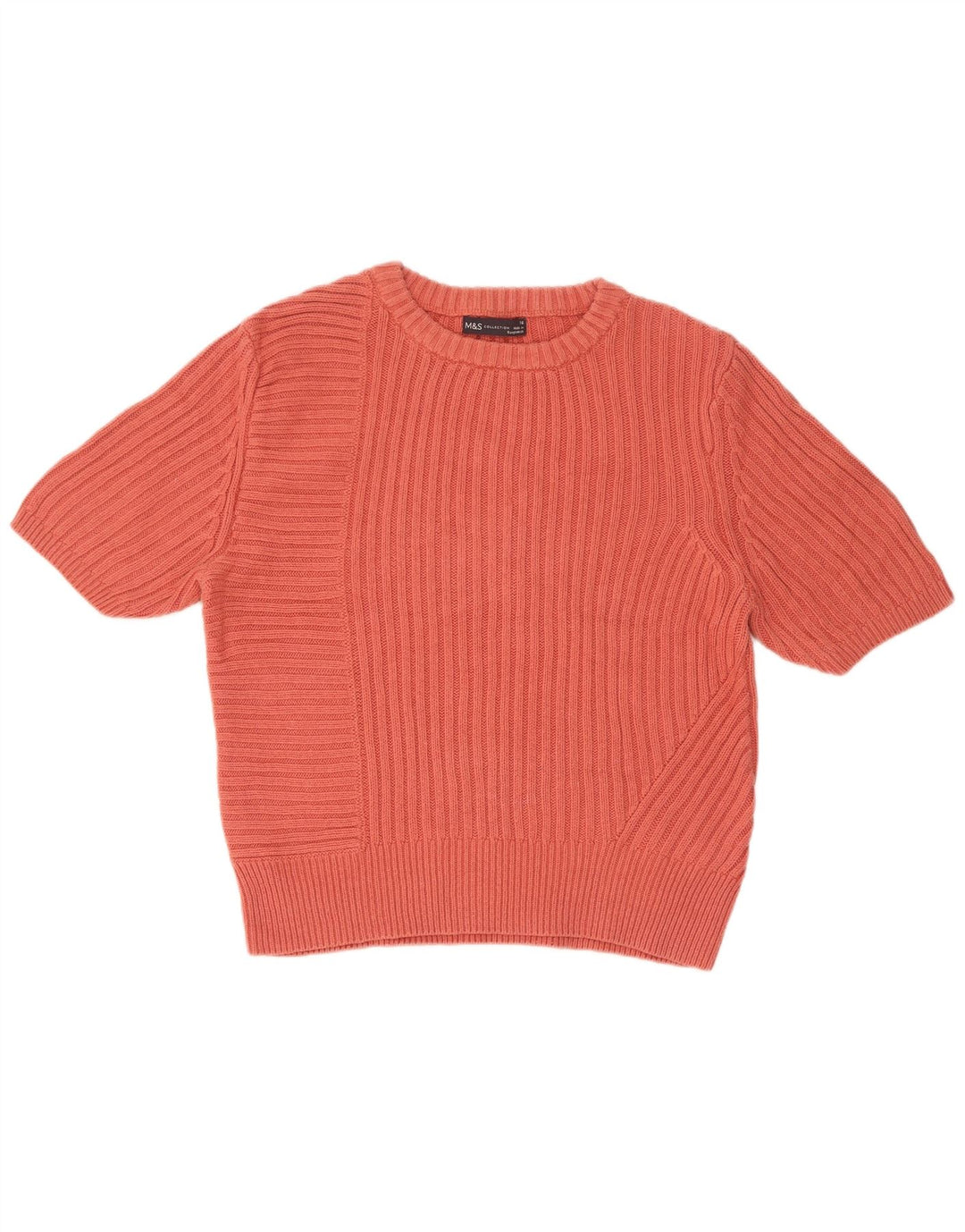 Marks & Spencer Pull à col rond pour femme UK 16 Large Rose