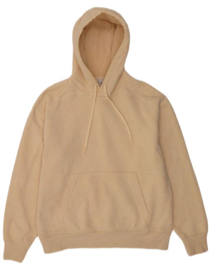 Zara Homme Sweat À Capuche Pull Beige Moyen Coton