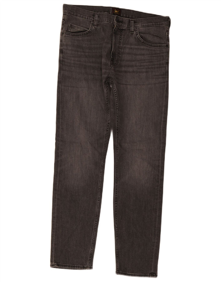Lee Jean Slim Rider W33 L32 Homme Gris Coton