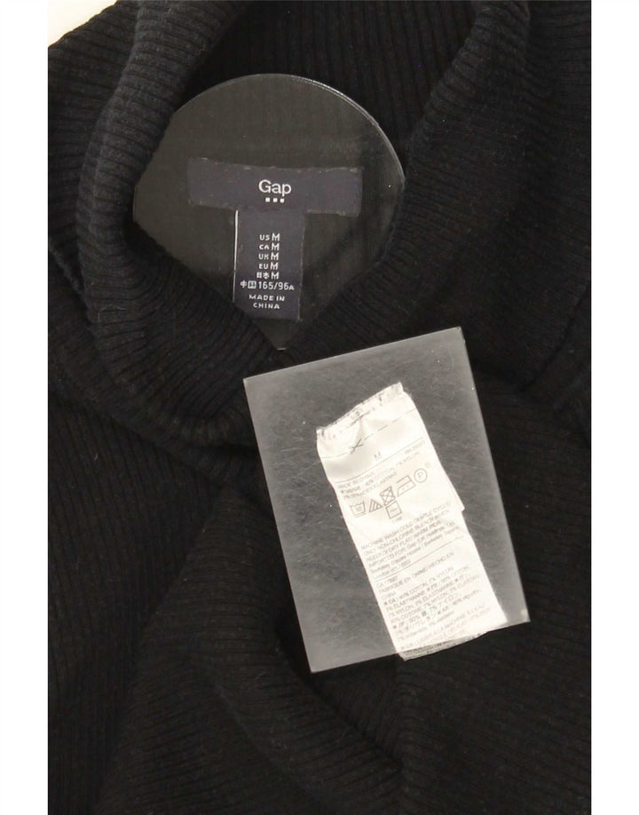 Gap Pull Col Roulé Femme UK 12 Coton Noir Moyen