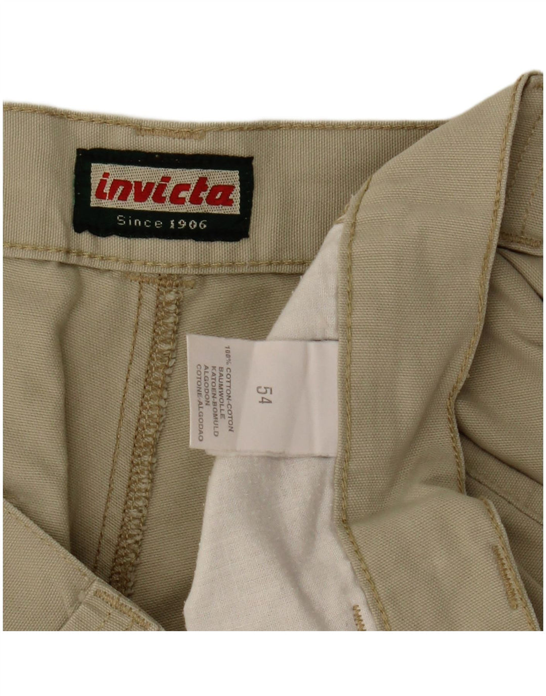Invicta Short cargo pour homme IT 54 2XL W36 Coton beige