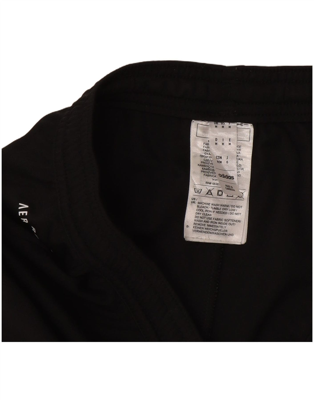 Adidas Short de sport Aeroready Homme Noir Moyen Polyester