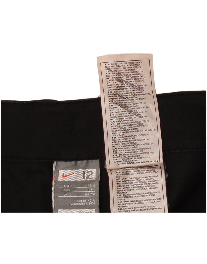 Nike Short cargo pour femme UK 12 Medium W36 Noir Coton