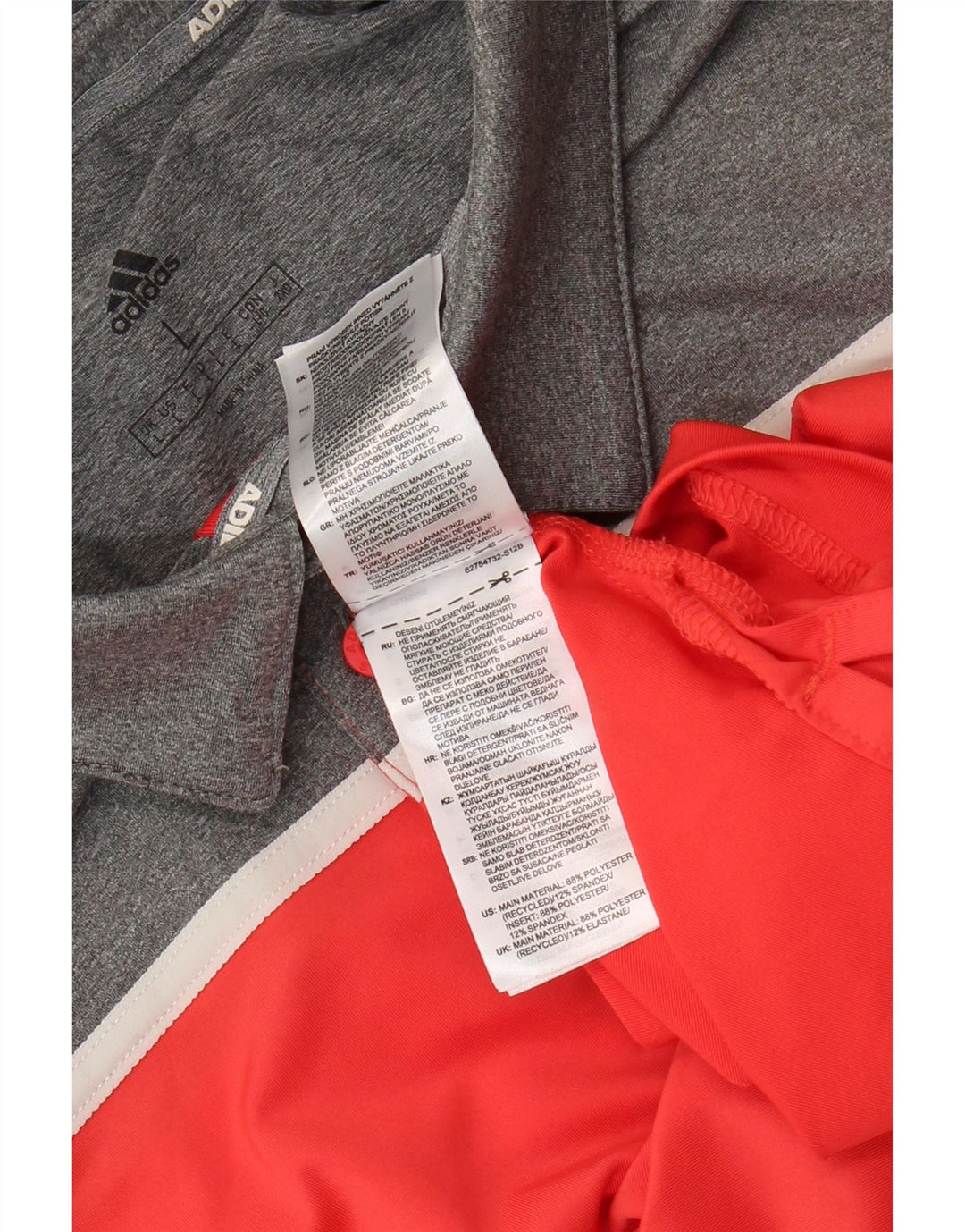Adidas Polo Homme Grand Rouge Colorblock Polyester