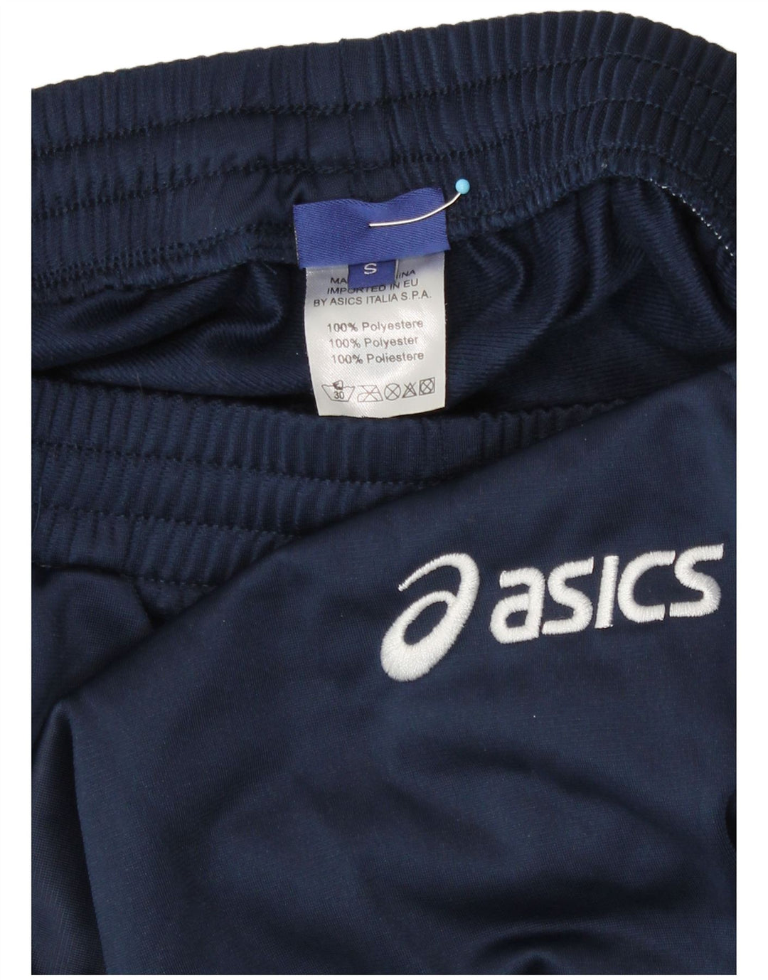 Asics Pantalon De Survêtement Homme Petit Bleu Marine Polyester