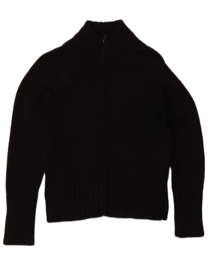 Marks & Spencer Pull Cardigan Femme UK 14 Acrylique Noir Moyen