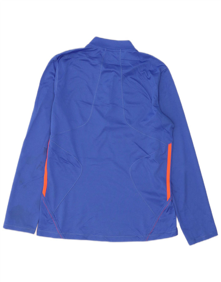 ADIDAS Haut de survêtement Climalite pour femme UK 16/18 Large Bleu