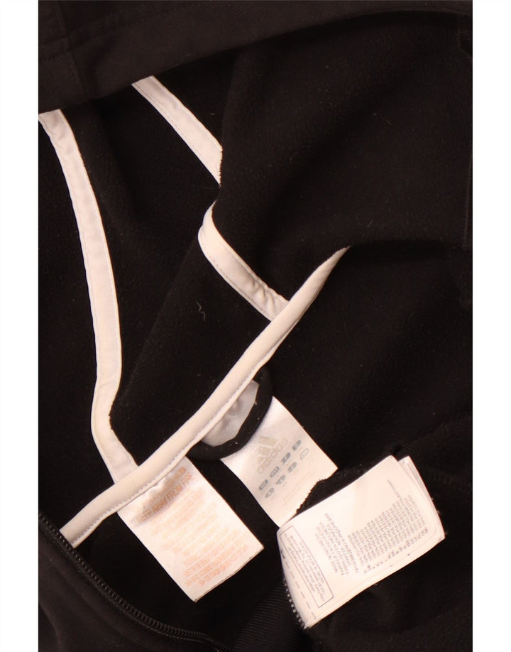 Adidas Pull à capuche zippé garçon 13-14 ans Noir Polyester