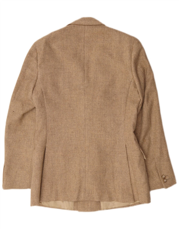 Ermenegildo Zegna Veste Blazer Homme IT 46 Petit Pied De Poule Marron