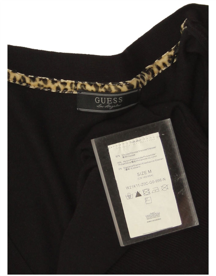 Guess Robe pull pour femme UK 44 Medium Noir Viscose