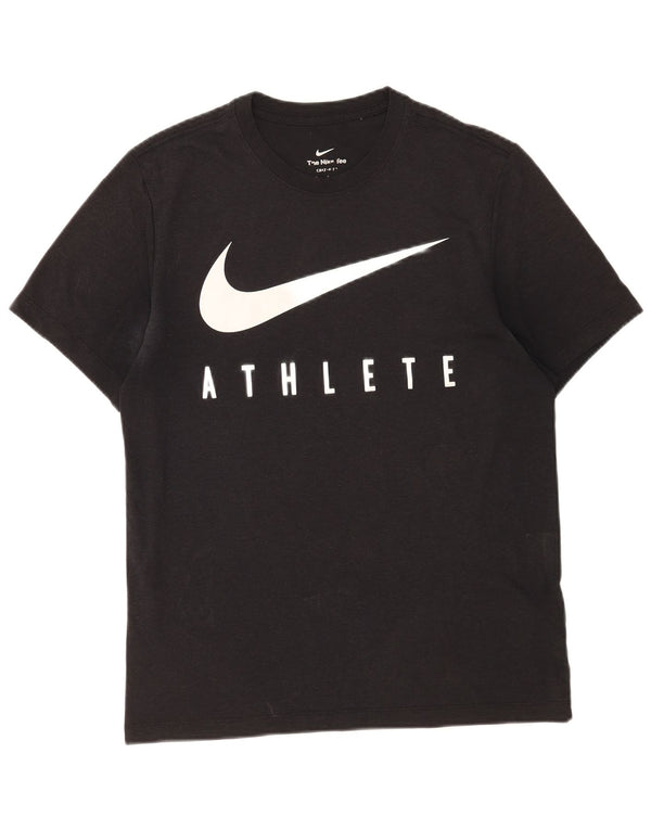 Nike Hommes Dri Fit Graphic T-Shirt Haut Noir Moyen Polyester