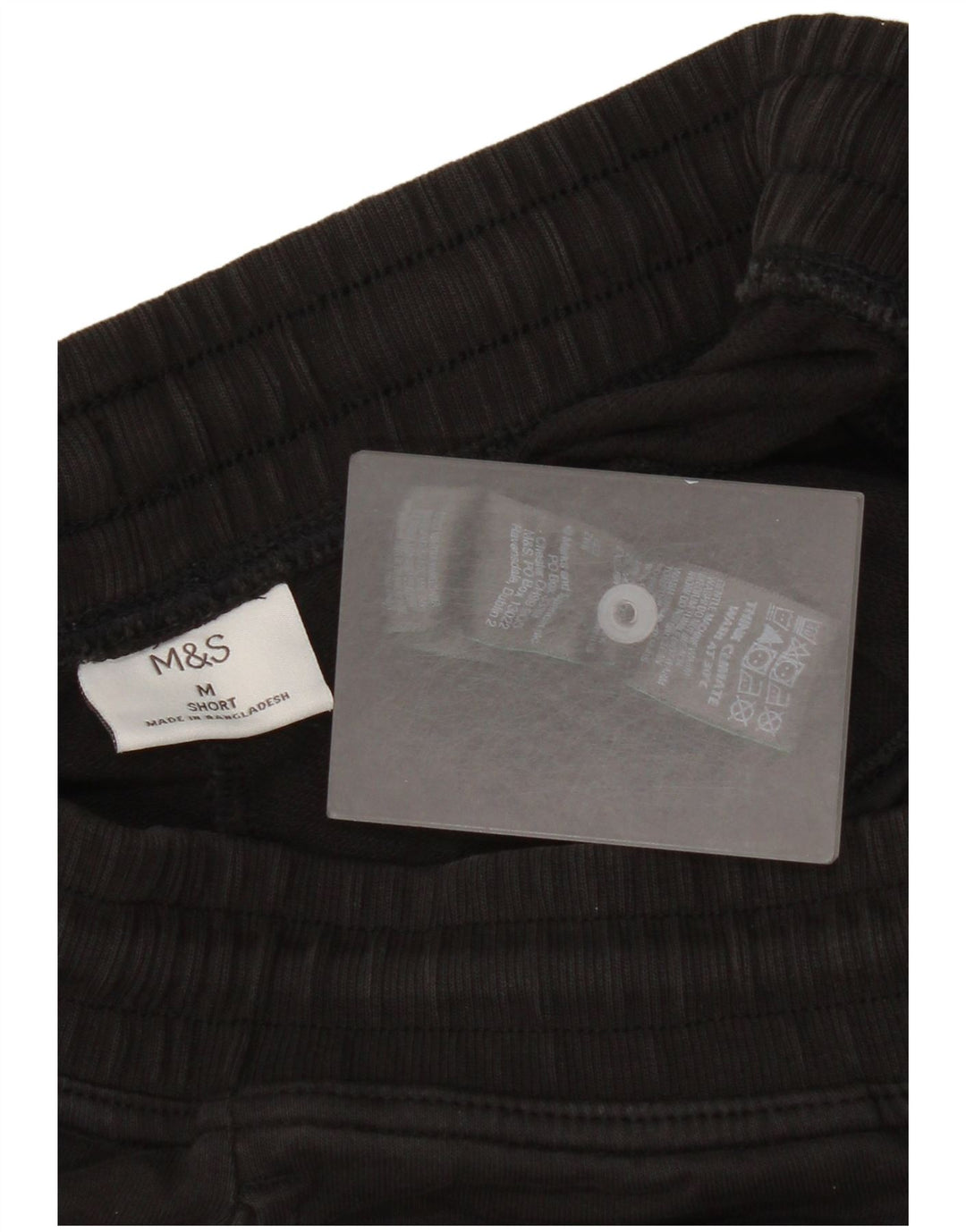 Marks & Spencer Pantalon de Survêtement Homme Noir Moyen Coton