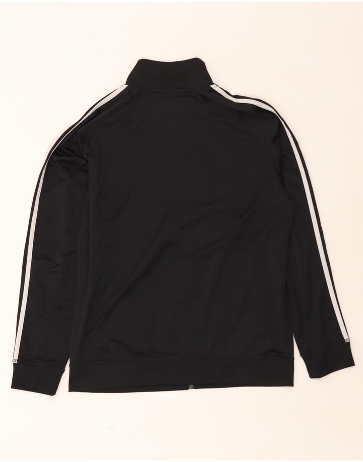 Asics Veste de survêtement pour femme UK 18 XL Noir Colorblock Polyester
