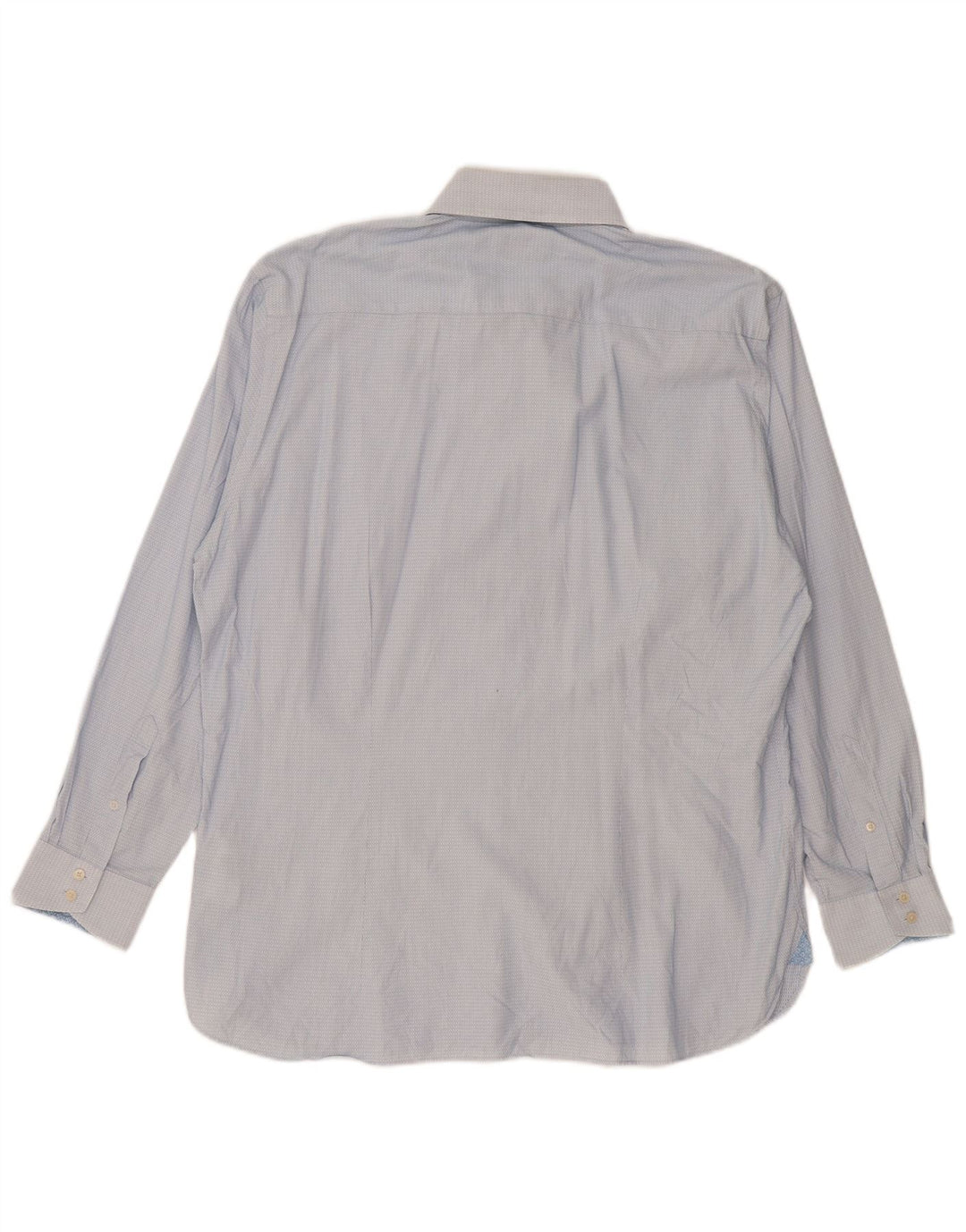 Ted Baker Chemise Homme Taille 17 1/2 XL Bleu Spotted Coton