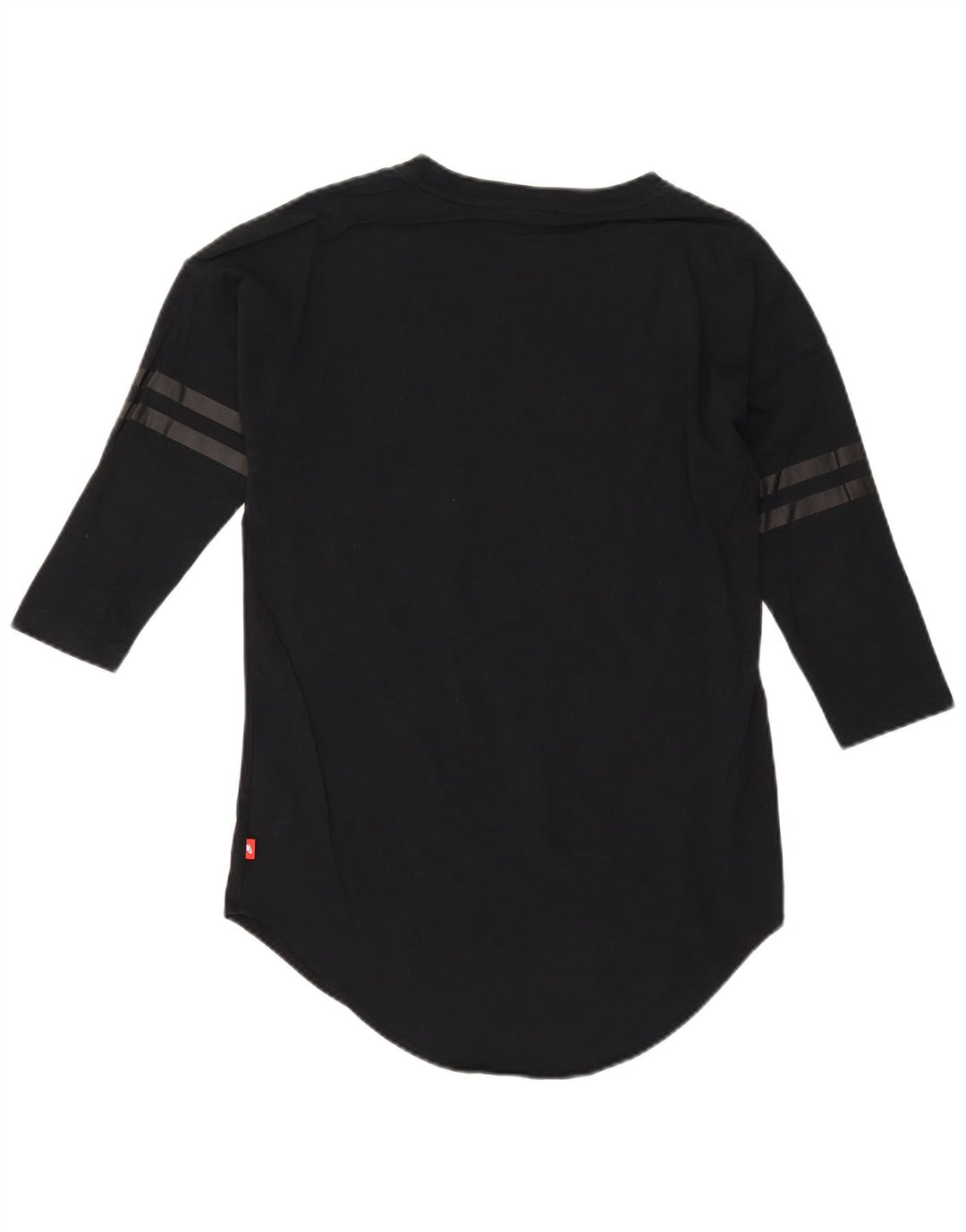 Nike Haut graphique à manches 3/4 pour homme Petit coton noir