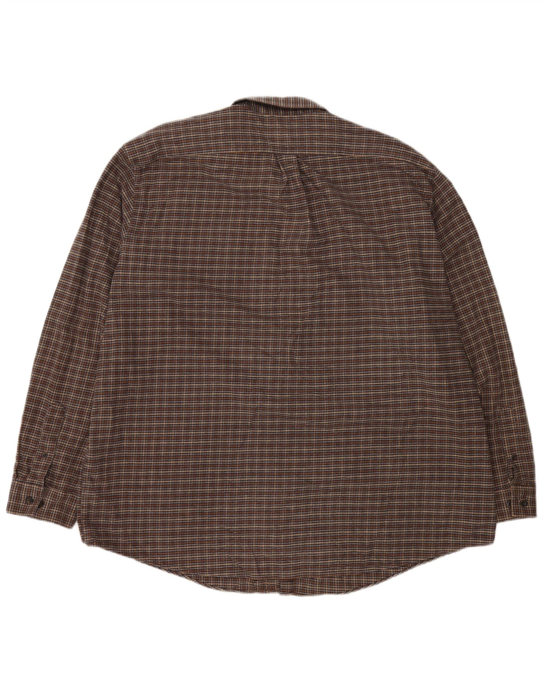 L.L.BEAN Chemise en flanelle pour homme 2XL en coton à carreaux marron