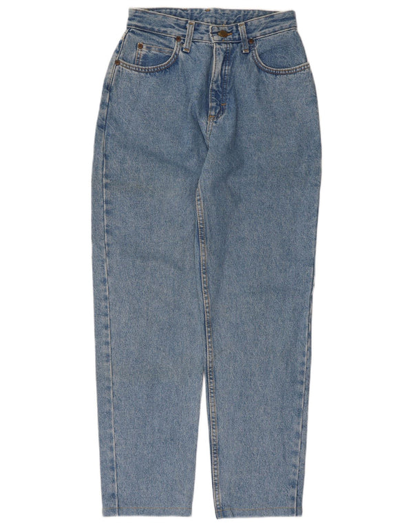 Lee Jean fuselé taille haute pour homme US 12 Large W28 L29 Bleu Coton