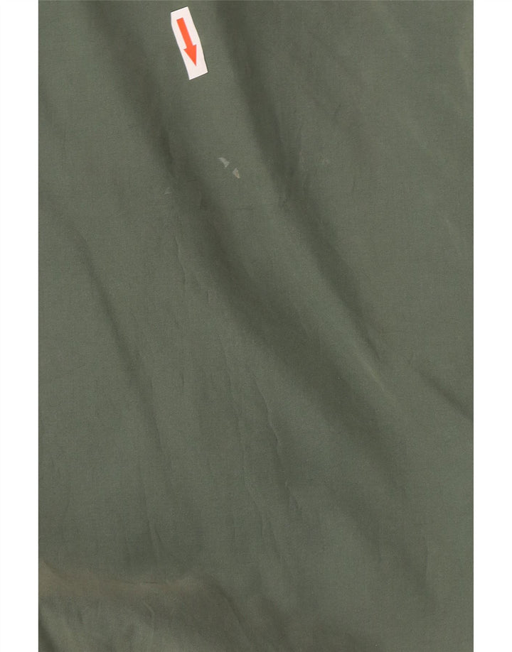 vintage Mens Bomber Jacket UK 40 Grand Colorblock Vert