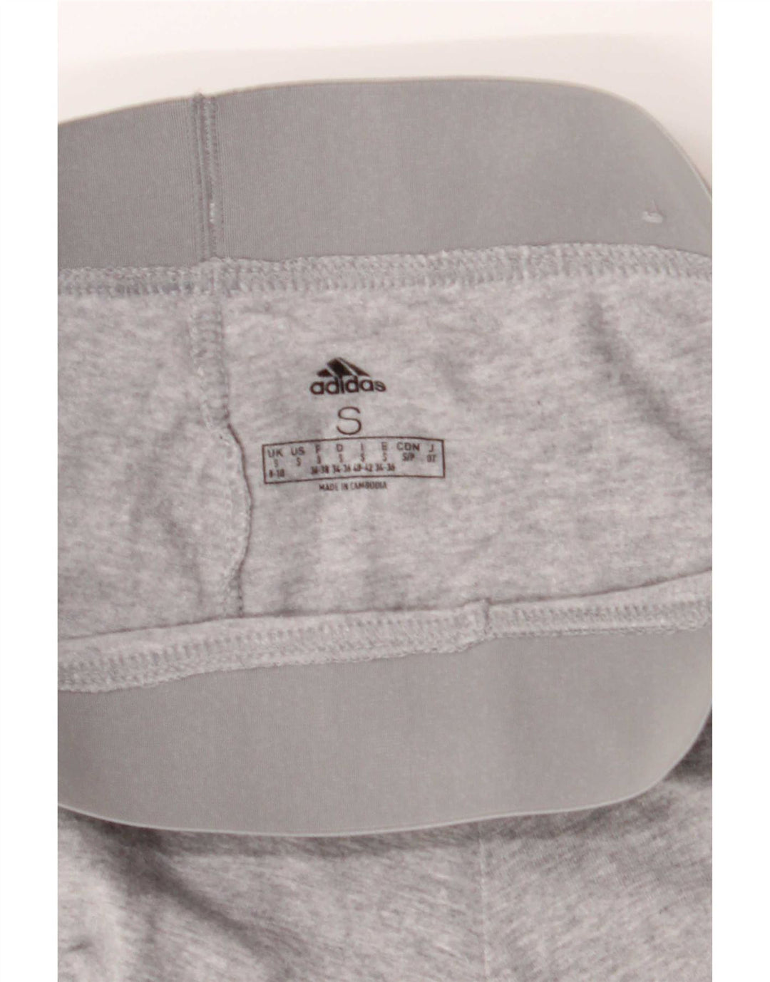 Adidas Leggings Femme UK 8/10 Petit Gris