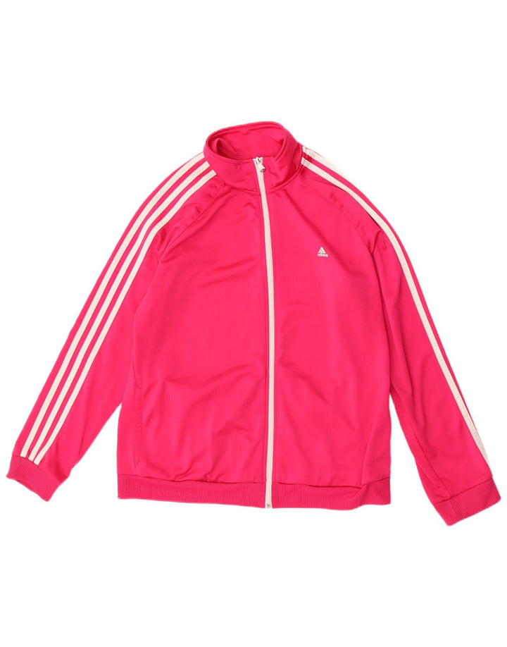 Adidas Veste de survêtement pour femme UK 20/22 XL Rose Polyester