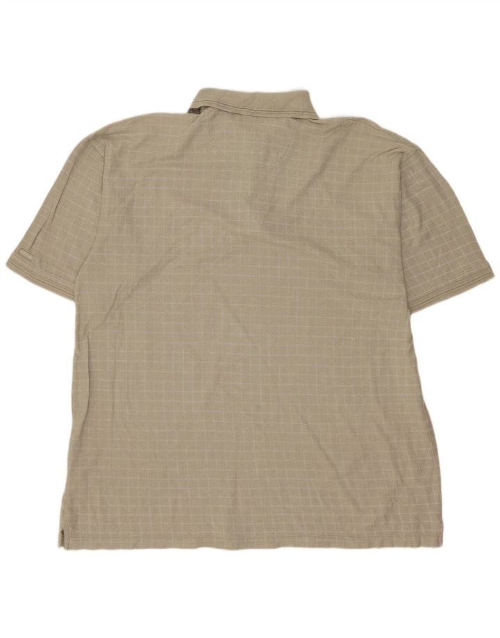 Izod Polo Homme Grand XL Coton Géométrique Vert