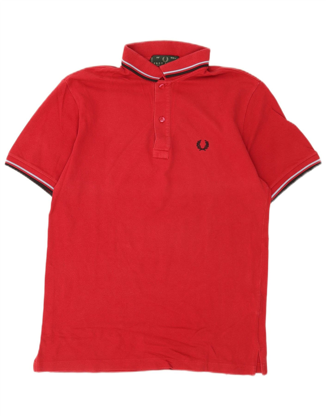 Fred Perry Polo Homme Rouge Moyen Coton