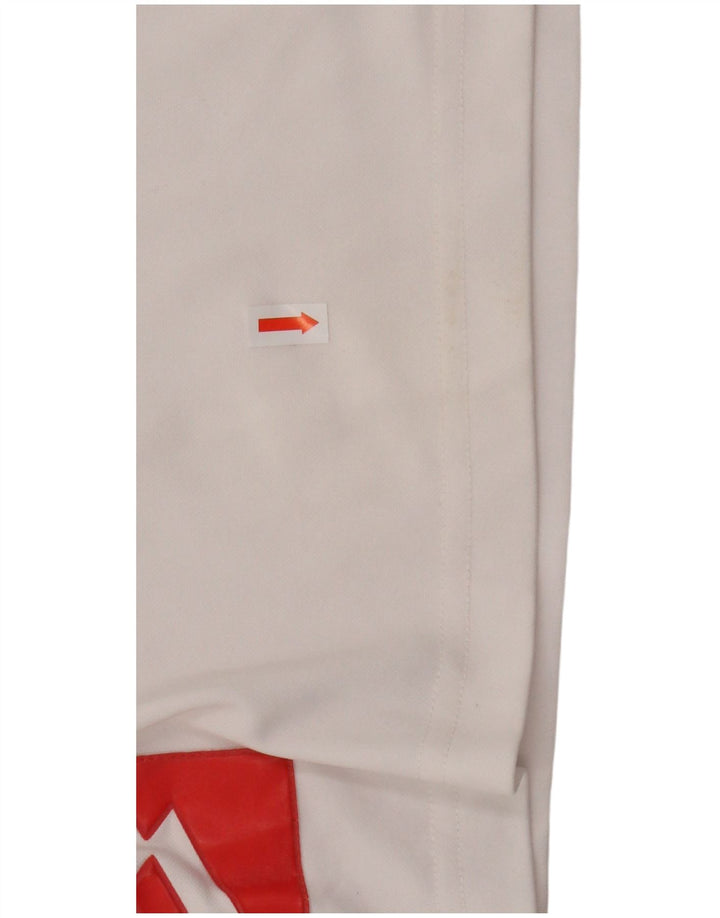 LOTTO Short de Sport Graphique Homme Grand Blanc